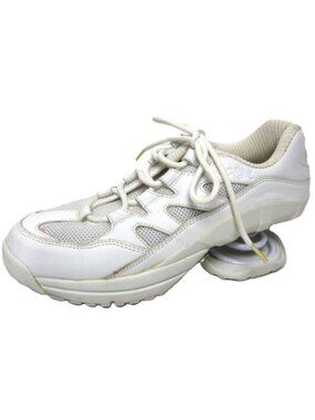 Z-Coil Womens Size 10 Freedom Athletic Mesh Leather Shoes Classic White Open